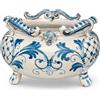CERAMICHE CALTAGIRONE Centrotavola ceramica tondo Corona