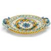 CERAMICHE CALTAGIRONE Centrotavola ceramica ovale cm.40