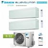 Daikin Condizionatore Climatizzatore Daikin Bluevolution Dual Split Inverter Stylish White R-32 WI-FI 9000+15000 Con 2MXM50M/M9