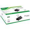 LEBEZ Molla Double Clips - 3,2 cm - nero - Lebez - conf. 12 pezzi (unità vendita 1 pz.)
