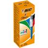 BIC Penna a sfera scatto multifunzione 4 Colours Mini - punta 1,0mm - nero, blu, rosso, verde - Bic - conf. 12 pezzi (unità vendita 1 pz.)