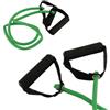 Toorx Tubo elastico con maniglie resistenza medium, colore verde - Lunghezza 120 cm