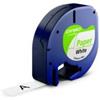 dymo Nastro per etichettatrici Dymo LetraTag carta 12 mm x 4 m nero/bianco S0721510