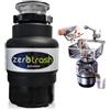 TritaRifiuti Dissipatore ZeroTrash ForHome® Dissipatore di Rifiuti Organici per Casa Sotto Lavello - mod. 400 - 1/2HP