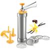 Tescoma PISTOLA SPARABISCOTTI/DECORATORE PER TORTE, METALLO "DELICIA"