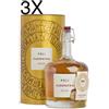(3 BOTTIGLIE) Poli - Cleopatra - Grappa Amarone Oro - Prodotto astucciato in metallo - 70cl