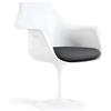 KNOLL poltrona girevole con cuscino TULIP - 150AS2K-C-K120615