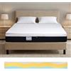 InMaterassi LUXURY - Materasso Matrimoniale Memory, Doppio Comfort, Ortopedico ed Ergonomico : Dimensioni - 140 X 200 CM