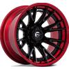 Cerchi in lega Fuel CATALYST (US) 10.0x20 Matte black w/ candy red lip