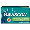 Reckitt Benckiser H.(It.) Spa Gaviscon 250 Mg + 133,5 Mg Compresse Masticabili Gusto Menta 48 Compresse