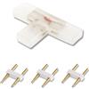 Aigostar Connettore a T per Striscia Led 220V SMD 5050 Trasparente Aigostar