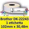 Brother Etichette per Brother DK-22243 102 mm x 30,48 m 1et.