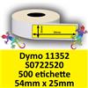 Dymo Etichette per Dymo 11352 S0722520 54 mm x 25 mm 500 et. GIALLE