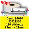 Dymo Etichette per Dymo 99010 S0722370 89x28mm Perm 130et (min 50pz)