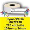 Dymo Etichette per Dymo 99014 S0722430 101 x 54 mm Permanente 220 et