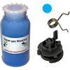 TecnoCartuccia.it Kit Ricarica Toner per Brother TN-326C Ciano 3.500 Pagine con Ingranaggio
