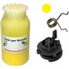 TecnoCartuccia.it Kit Ricarica Toner per Brother TN-326Y Giallo 3.500 Pagine con Ingranaggio