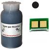 TecnoCartuccia.it Kit Ricarica Toner per Canon 2662B002 Nero 3.400 Pagine con Chip / 718