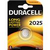 Duracell Batteria bottone Duracell 3V CR2025 Litio confezione da 2 pile