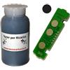 TecnoCartuccia.it Kit Ricarica Toner per Samsung CLT-K404S Nero 1.500 Pagine con Chip