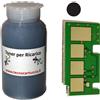 TecnoCartuccia.it Kit Ricarica Toner per Samsung CLT-K504S SU158A Nero 2.500 Pagine con Chip