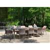 Nardi Garden Set tavolo Rio 210 con 8 sedie Net Relax