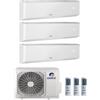 Gree Condizionatore Climatizzatore Gree Trial Split Inverter Bora Plus R-32 9000+9000+12000 Con GWHD(24)NK6LO