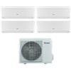 Gree Condizionatore Climatizzatore Gree Quadri Split Inverter Bora Plus R-32 9000+9000+9000+18000 Con GWHD(36)NK6LO