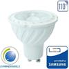 VTAC V-Tac PRO VT-247D Lampadina LED GU10 Faretto Spotlight 6W 110° Dimmerabile CHIP SAMSUNG - SKU 21198 | 21199 | 21200