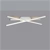 Biluce SEGMENTI Applique Plafoniera LED Lineare con Aste incrociate 70 cm