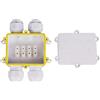 V-TAC SCATOLA DI DERIVAZIONE A 4 INGRESSI CON MORSETTI IP68 BIANCA VT-871-LED5983