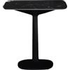 KARTELL tavolo MULTIPLO con piano quadrato 78 cm stondato e base quadrata piccola - 4063-MN