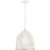V-TAC PORTALAMPADA E27 PENDENTE TRAFORATO D250 BIANCO VT-7255-LED3952