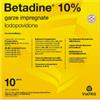 VIATRIS HEALTHCARE LIMITED Betadine 10 Garze Impregnate 10x10