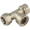 Tee a Stringere Femmina per Tubo Multistrato Diam. 16 x 1/2