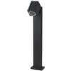 V-TAC PORTALAMPADA GU10 DA PAVIMENTO TESTA REGOLABILE NERA IP44 VT-7612-LED7554