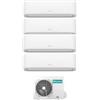 Hisense Condizionatore Climatizzatore Hisense Quadri Split Inverter R-32 Hi-Comfort 9000+9000+12000+12000 Con 4AMW105U4RAA WiFi Integrato 9+9+12+12