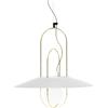 FONTANA ARTE lampada a sospensione SETAREH 4381 con diffusore in vetro Ø 65 cm - F438G85550OBLE