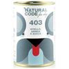 Natural Code per Cane da 400 g Gusto 403 - Vitello Aringa e Zucca