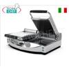 SPIDOCOOK - Piano Cottura Elettrico con Doppia Piastra in Vetroceramica Liscia-Rigata, Mod.SP020R