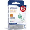 Pic Delicate - Cerotto delicato con antibatterico ipoallergenico, 10 cerotti large