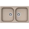 SCHOCK lavello con 2 vasche LITHOS N200 - LITN200A58N