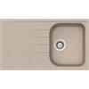 SCHOCK lavello con vasca e gocciolatoio reversibile LITHOS D100 - LITD100A58N