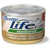 Life Pet care Life cat natural pollo con fegatini e carote 150 gr