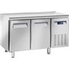 CoolHead Tavolo Refrigerato Ventilato per Gastronomia 2 Porte - Profondità Cm 70 - Capacità Lt 260