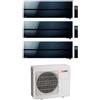 Mitsubishi Electric Condizionatore Climatizzatore Mitsubishi Electric Trial Split Kirigamine Style Onyx Black R-32 12+12+12 BTU Con MXZ-3F68VF