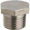 Tappo in Acciaio Inox AISI 316 Maschio 3/4