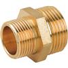 Nipplo Ridotto in Ottone Giallo Maschio 1 x 3/4