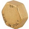 Tappo in Ottone Giallo Femmina 3/4