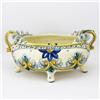 CERAMICHE CALTAGIRONE Centrotavola ceramica Ovale Torciglioni cm 45
